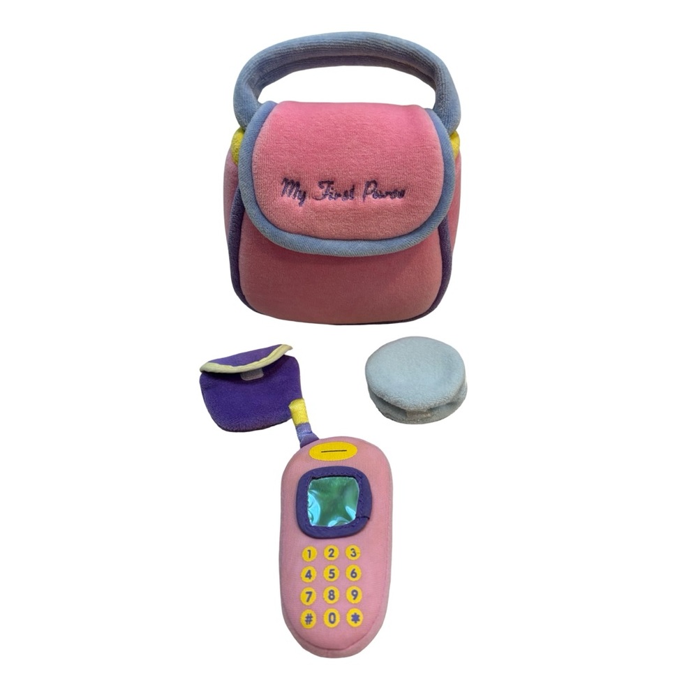Baby Gund Plush “My First Purse” Toy Set – Soft Play Purse with Accessories